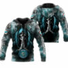 Miami Dolphins Skull Hoodie Background Smoke Gifts for Fans Miami Dolphins Skull Hoodie Background Smoke Gifts for Fans 1
