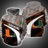 Miami Hurricanes Armor And Thunder 3D All Over Print Zip Hoodie Gifts For Ncaa Fans Miami Hurricanes Armor And Thunder 3D All Over Print Zip Hoodie Gifts For NCAA Fans 1