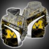 Michigan Wolverines Armor Thunder 3D All Over Print Zip Hoodie Gifts For Ncaa Fans Michigan Wolverines Armor Thunder 3D All Over Print Zip Hoodie Gifts For NCAA Fans 1