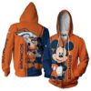 Mickey Disney Nfl Denver Broncos 3D All Over Print Zip Up Hoodie Option Mickey Disney NFL Denver Broncos 3D All Over Print Zip up Hoodie Option 1