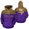 Minnesota Vikings Ncaa 3D All Over Print Hoodie Zip up Hoodie 1