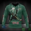 Minnesota Wild NHL Monster 3D Hoodie Zip Hoodie NHL 3D All Over Print Hoodie Zip Hoodie 1