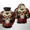 Minnesota Wild Nhl Skull 3D All Over Print Zip Up Hoodie Option Minnesota Wild NHL Skull 3D All Over Print Zip up Hoodie Option 1