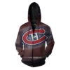 Montr Al Canadiens NHL Football 3D All Over Print Zip up Hoodie Option 1