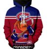 Montreal Canadiens 3D Hoodie Zip Hoodie NFL 3D All Over Print Hoodie Zip Hoodie 1
