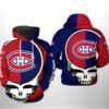 Montreal Canadiens Nhl Grateful Dead 3D All Over Print Hoodie With Zip Up Montreal Canadiens NHL Grateful Dead 3D All Over Print Hoodie with Zip Up 1