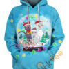 Moon Cats Xmas Hoodie 3D Moon Cats Xmas Hoodie 3D 0