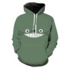 My Neighbor Totoro Totoro Face Hoodie 3D 0