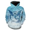 Mystic Pokemon Go Pokemon Go Teams Hoodie 3D Mystic Pokemon Go Pokemon Go Teams Hoodie 3D 0
