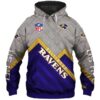 NFL Hoodies 3D Men Baltimore Ravens Hoodies Pullover Gifts for Fans 1