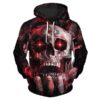 Nfl Kansas City Chiefs Team Neon Skull 3D Hoodie Style 5 NFL Kansas City Chiefs Team Neon Skull 3D Hoodie Style 5 1