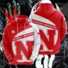 Nebraska Cornhuskers 3D All Over Print Zip Hoodie Gifts For NCAA Fans 1
