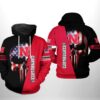 Nebraska Cornhuskers Us Flag Skull 3D All Over Print Zip Hoodie Gifts For Ncaa Fans Nebraska Cornhuskers US Flag Skull 3D All Over Print Zip Hoodie Gifts For NCAA Fans 1