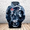 New England Patriots 3D Hoodie Zip Hoodie NFL 3D All Over Print Hoodie Zip Hoodie 1