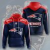 New England Patriots Custom Sport All Over Print Hoodie 3D 11 0