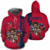 New England Patriots Hoodies Mens Mascot 3D Ultra Cool Gifts for Fans 1