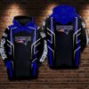 New England Patriots Nfl Football Blue Black 3D All Over Print Zip Up Hoodie Option New England Patriots NFL Football Blue Black 3D All Over Print Zip up Hoodie Option 1