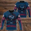 New England Patriots Nfl Skull 3D Hoodie 3D Printed Pull Over Hoodie, Zip Up Hoodie New England Patriots NFL Skull 3D Hoodie 3D Printed Pull Over Hoodie Zip Up Hoodie 1