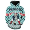 New England Patriots NFL Teams For Unisex 3D All Over Print Zip up Hoodie Option 1