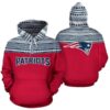 New England Patriots Ncaa Football Maori Tattoo 3D All Over Print Hoodie Zip up Hoodie 1