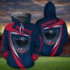 New England Patriots Skull American Football 3D Hoodie Zip Hoodie NFL 3D All Over Print Hoodie Zip Hoodie For Men Women 1