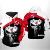 New Jersey Devils Skull Punisher 3D Hoodie Zip Hoodie NHL 3D All Over Print Hoodie Zip Hoodie 1