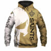 New Orleans Saints Hoodies Skull Printed Gifts for Fans New Orleans Saints Hoodies Skull Printed Gifts for Fans 1