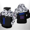 New York Giants NFL Camo Veteran Team 3D All Over Print Zip up Hoodie Option 1