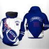 New York Giants NFL Classic 3D All Over Print Zip up Hoodie Option 1