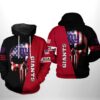 New York Giants Nfl Us Flag Skull Team 3D All Over Print Zip Up Hoodie Option New York Giants NFL US Flag Skull Team 3D All Over Print Zip up Hoodie Option 1