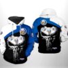 New York Islanders Nhl Skull Punisher 3D All Over Print Zip Up Hoodie Option New York Islanders NHL Skull Punisher 3D All Over Print Zip up Hoodie Option 1