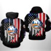 New York Islanders NHL US FLag Team 3D All Over Print Zip up Hoodie Option 1