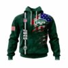 New York Jets Custom Name Number Green Unisex 3D All Over Print Zip up HoodieNFL Zip Up Hoodie 1