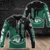 New York Jets Nfl 3D All Over Print Zip Up Hoodie Option New York Jets NFL 3D All Over Print Zip up Hoodie Option 1