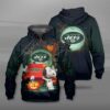 New York Jets Snoopy Unisex 3D All Over Print Zip up HoodieNFL Zip Up Hoodie 1