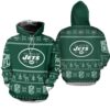 New York Jets Ugly Sweatshirt Christmas 3D Hoodie Zip Hoodie NFL 3D All Over Print Hoodie Zip Hoodie 1