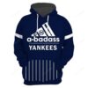New York Yankees Nfl Football 3D All Over Print Zip Up Hoodie Option New York Yankees NFL Football 3D All Over Print Zip up Hoodie Option 1