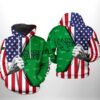 North Texas Mean Green NCAA US Flag 3D All Over Print Hoodie Zip up Hoodie 1