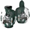 Notre Dame Fighting Irish Jack Skellington And Zero 3D All Over Print Zip Hoodie Gifts For NCAA Fans 1