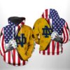 Notre Dame Fighting Irish NCAA US Flag 3D All Over Print Hoodie Zip up Hoodie 1