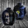 Notre Dame Fighting Irish Skull 3D All Over Print Zip Hoodie Gifts For Ncaa Fans Notre Dame Fighting Irish Skull 3D All Over Print Zip Hoodie Gifts For NCAA Fans 1