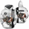 Oakland Raiders Men?s Hoodies Mascot 3D Ultra Cool Gifts for Fans Oakland Raiders Mens Hoodies Mascot 3D Ultra Cool Gifts for Fans 1