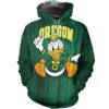Oregon Ducks Style 10 3D All Over Print Zip Hoodie Gifts For NCAA Fans 1