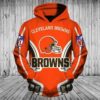 Personalized All Over Print Cleveland Browns Hoodie Show Your Love for Your Favorite Team 1