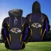 Personalized Baltimore Ravens Nfl American Football Sporty Design All Over Print 3D T Shirt Zip Up Hoodie Personalized Baltimore Ravens NFL American Football Sporty Design All Over Print 3D T Shirt Zip Up Hoodie 1