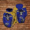 Personalized Baltimore Ravens NFL Skull 3D All Over Print Zip up Hoodie Show Your Support for your Favorite Team 1