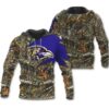 Personalized Baltimore Ravens Realtree Camo 3D All Over Print Zip Hoodie Show Your Support For Your Favorite Team Personalized Baltimore Ravens Realtree Camo 3D All Over Print Zip Hoodie Show Your Support for your Favorite Team 1