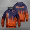 Personalized Chicago Bears 3D Graphic All Over Print Zip Up Hoodie Personalized Chicago Bears 3D Graphic All Over Print Zip Up Hoodie 1