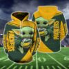 Personalized Green Bay Packers Nfl Baby Yoda Hoodie, Full Size Hoodie, Gifts For Mom 3D All Over Printed Hoodie Personalized Green Bay Packers NFL Baby Yoda Hoodie Full Size Hoodie Gifts for Mom 3D All Over Printed Hoodie 1