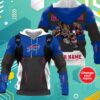 Personalized Metal Mascot Buffalo Bills 3D All Over Print Hoodie with Zip up Option Show Your Team Spirit 1